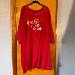 Catherines Red Sleepwear Gown